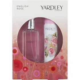 Yardley By Yardley English Rose Edt Spray 1.7 Oz & Deodorant Spray 2.6 Oz For Women