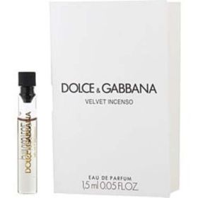 Dolce & Gabbana Velvet Incenso By Dolce & Gabbana Eau De Parfum 0.05 Oz Vial For Men