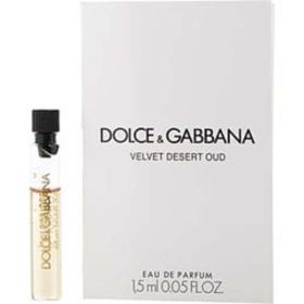 Dolce & Gabbana Velvet Desert Oud By Dolce & Gabbana Eau De Parfum 0.05 Oz Vial For Men