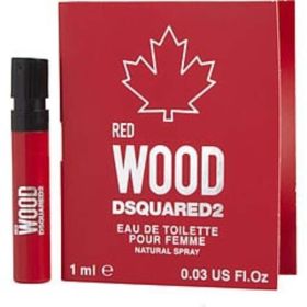 Dsquared2 Wood Red By Dsquared2 Edt Spray Vial On Card For Women