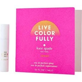 Kate Spade Live Colorfully Sunset By Kate Spade Eau De Parfum Spray Vial On Card For Women