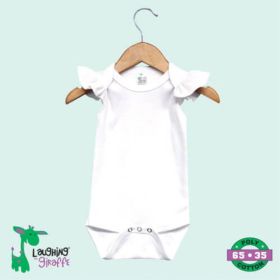 The Laughing Giraffe Baby Girls Onesie With Flutter Sleeve