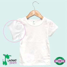 The Laughing Giraffe Baby Girls Scallop Trim T-Shirt