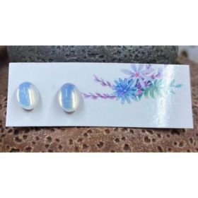 Mirror Oval Studs