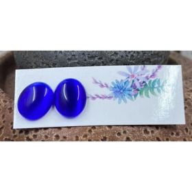 Catseye Oval Studs
