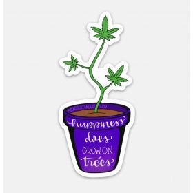 Happiness Does Grow On Trees Sticker