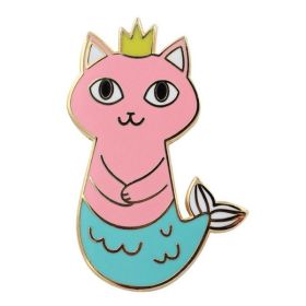 Mermaid Cat -  Real Sic Mermaid Cat Enamel Pin