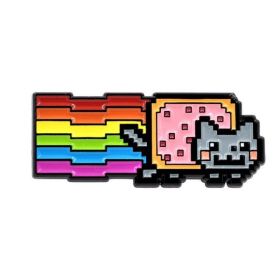 Nyan Cat Pin - Rainbow Cat Meme Enamel Pin