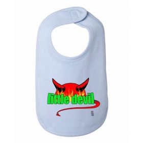 Little Devil Funny Boy Baby and Toddler Bib  One Size