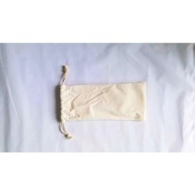 100% Unbleached Cotton Canvas Bag With Drawstring